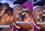 “What type of therapy is this” – Video of live snails crawling on lady’s face sparks outrage (Watch)